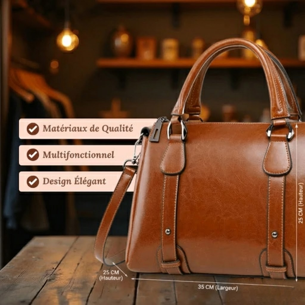 Holly | Women's Classic Shoulder Bag — Brown — Willow & Wren Melbourne