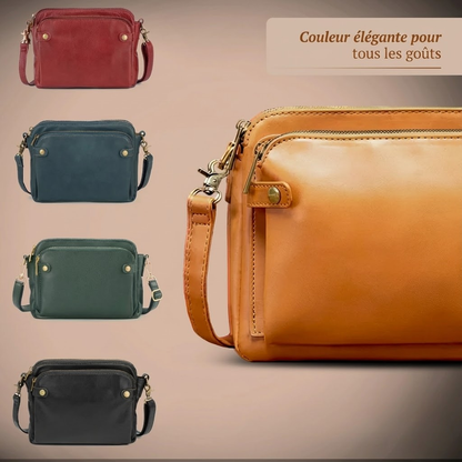 Lottie | Women's Classic Leather Crossbody Bag — Willow & Wren Melbourne