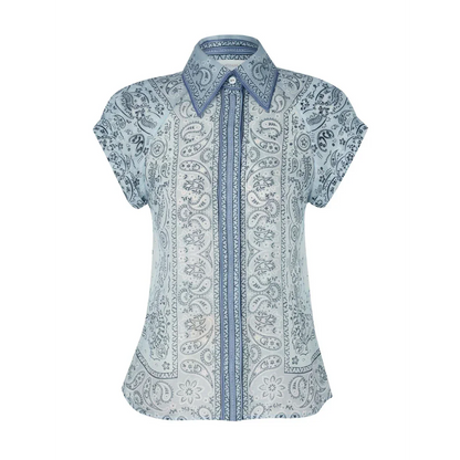 Madeleine | Women's Printed Wide-Leg Set — Willow & Wren Melbourne