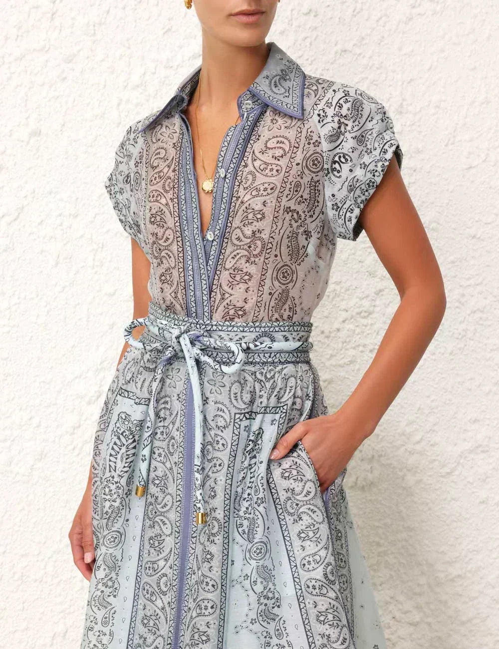 Madeleine | Women's Printed Wide-Leg Set — Willow & Wren Melbourne