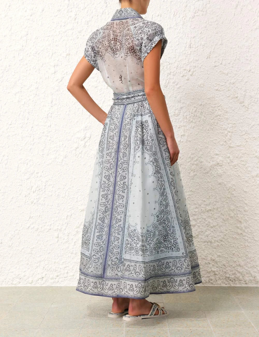 Madeleine | Women's Printed Wide-Leg Set — Willow & Wren Melbourne