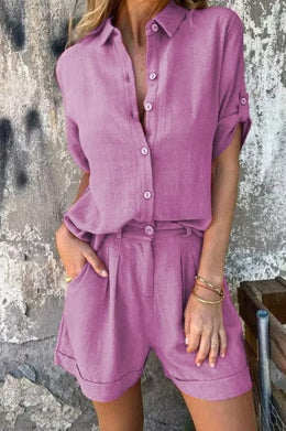 Madeleine | Women's Button-Front Set — Willow & Wren Melbourne