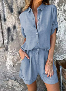 Madeleine | Women's Button-Front Set — Willow & Wren Melbourne