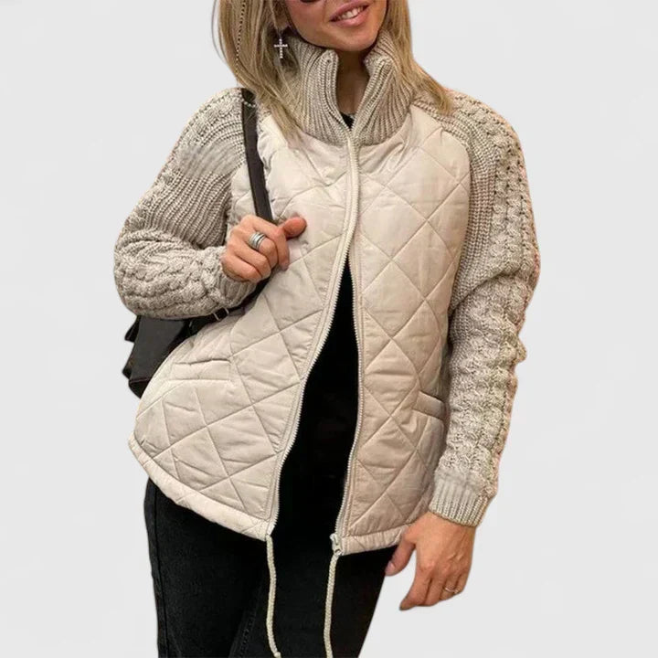 Martha | Women's Elegant Jacket — Khaki — Willow & Wren Melbourne
