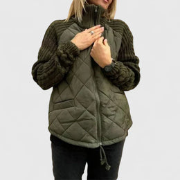 Martha | Women's Elegant Jacket — Khaki — Willow & Wren Melbourne