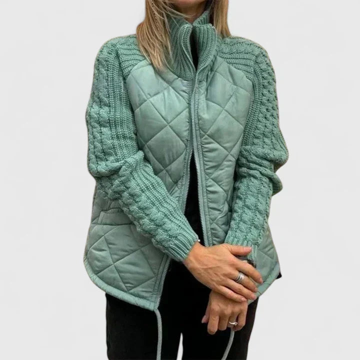 Martha | Women's Elegant Jacket — Khaki — Willow & Wren Melbourne