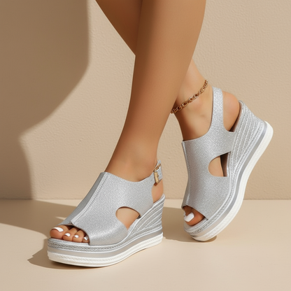 Paige | Women's Wedge Sandals — Willow & Wren Melbourne