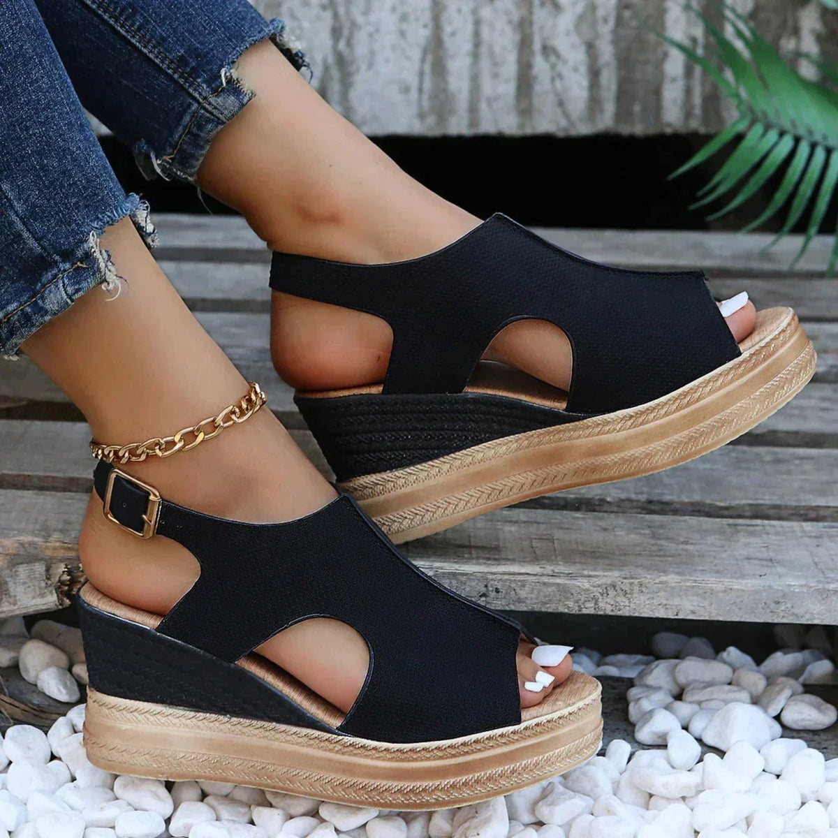 Paige | Women's Wedge Sandals — Willow & Wren Melbourne