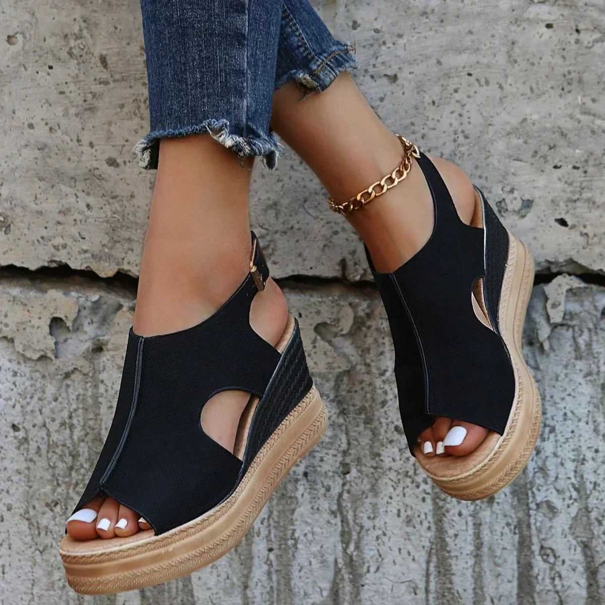 Paige | Women's Wedge Sandals — Willow & Wren Melbourne