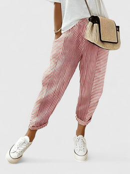 Freya | Women's Comfortable Trousers — Light Red — Willow & Wren Melbourne