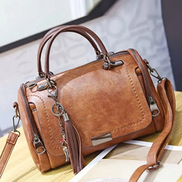 Rose | Women's Buckle-Detail Satchel Bag — Willow & Wren Melbourne
