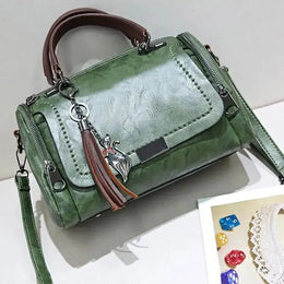 Rose | Women's Buckle-Detail Satchel Bag — Willow & Wren Melbourne