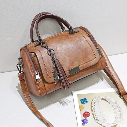 Rose | Women's Buckle-Detail Satchel Bag — Willow & Wren Melbourne