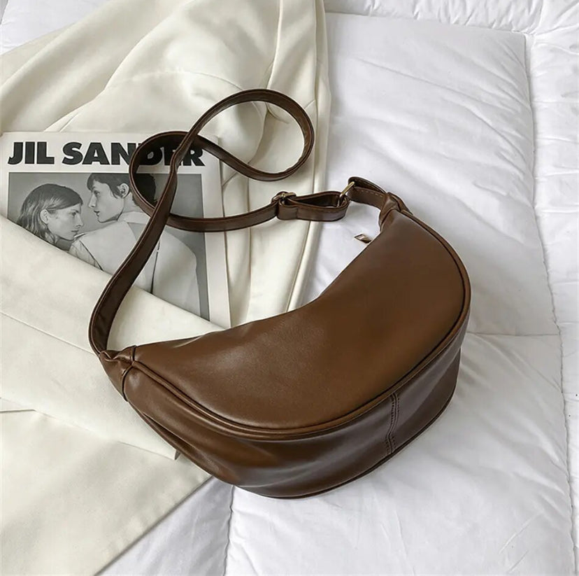 Rose | Women's Crescent Shoulder Bag — Willow & Wren Melbourne