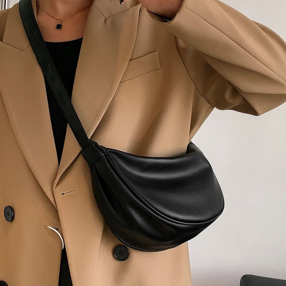 Rose | Women's Crescent Shoulder Bag — Willow & Wren Melbourne