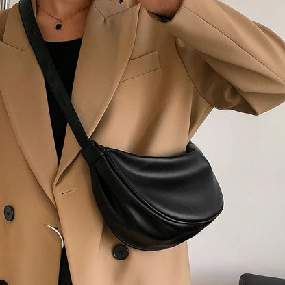 Rose | Women's Crescent Shoulder Bag — Willow & Wren Melbourne