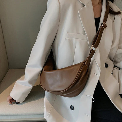 Rose | Women's Crescent Shoulder Bag — Willow & Wren Melbourne