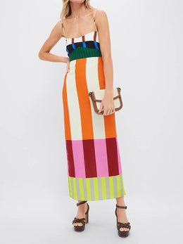 Catherine | Women's Striped Dress — Willow & Wren Melbourne